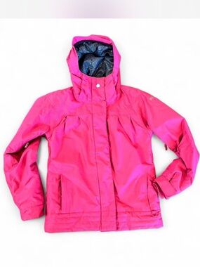 Roxy ski snow Pink Hooded Jacket 5 K silver